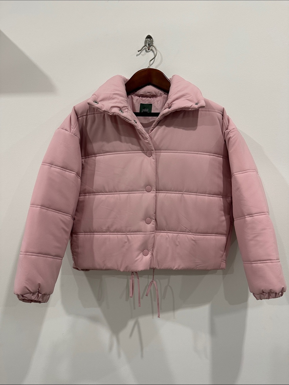 wild fable Blush Pink Quilted Puffer Jacket